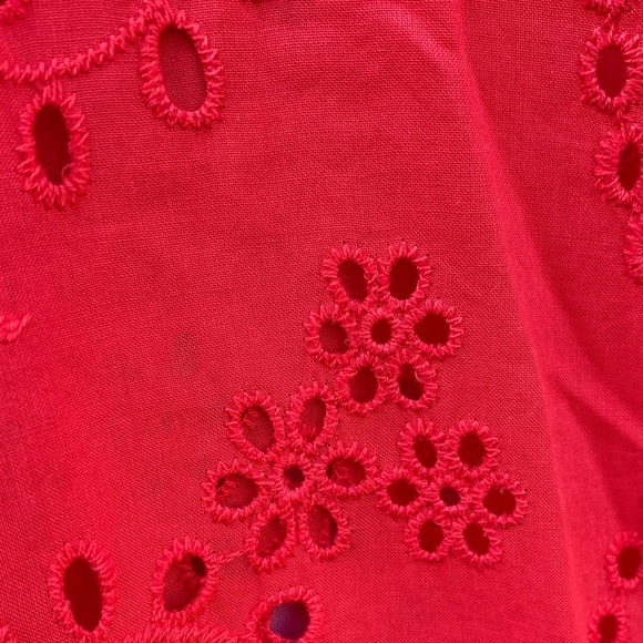 Marc New York Eyelet Blouse Set - Red and Purple - Picture 5 of 10